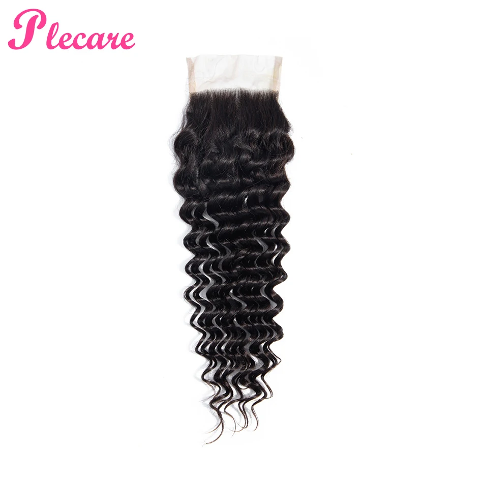 Plecare Deep Wave Human Hair Bundles With Closure 4 Bundles With Closure Malaysian NonRemy Hair Weave Bundles With Lace Closure Plecare Deep Wave Human Hair Bundles With Closure 4 Bundles With Closure Malaysian NonRemy Hair Weave Bundles With Lace Closure