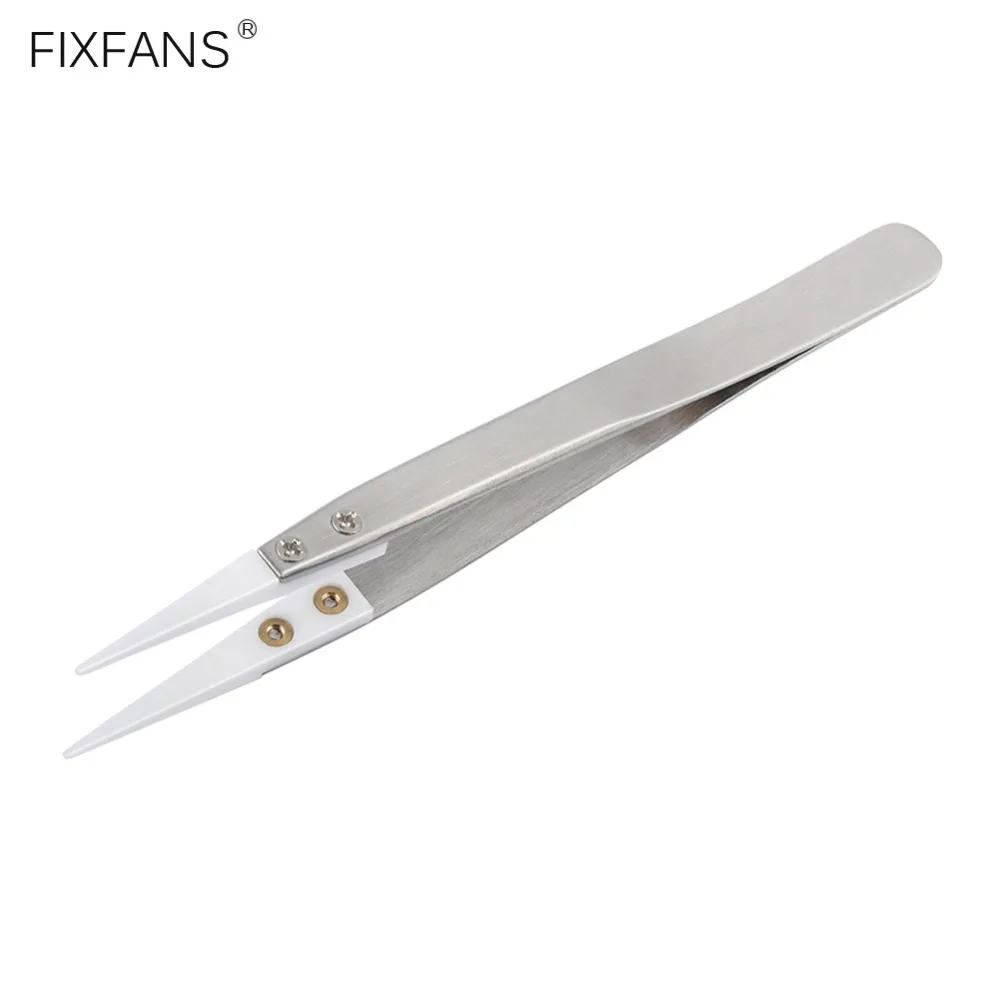 FIXFANS-Anti-static-Ceramic-Tip-Tweezers-Heat-Resistant-Soldering-Tweezers-for-Electronics-Repair-Vaping-Vape-DIY-Tool