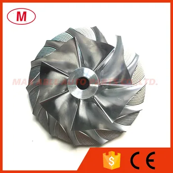 

HX35 3537168 53.88/81.30mm 7+7 blades Forward Turbo Billet Compressor wheel/Aluminum 2618/Milling compressor wheel for Ko*matsu