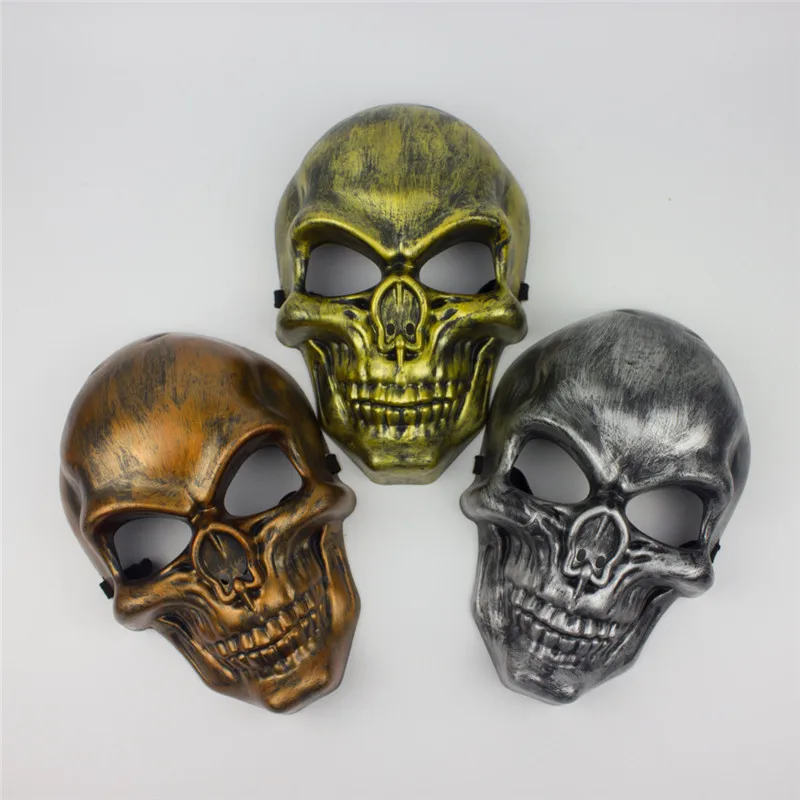 

Funny Adult Party Mask Halloween Masquerade Mask New Horror Skull Face Mask PVC Horror Ghost Mask Party Cosplay Decor Masks