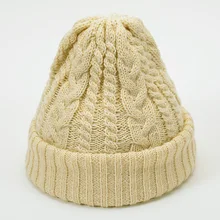 Вязанная зимняя шапка для женщин и девочек, красная вязанная крючком шапка, теплая шапка с черепом, унисекс, эластичная уличная Лыжная Шапка в стиле хип-хоп, плотная шапка