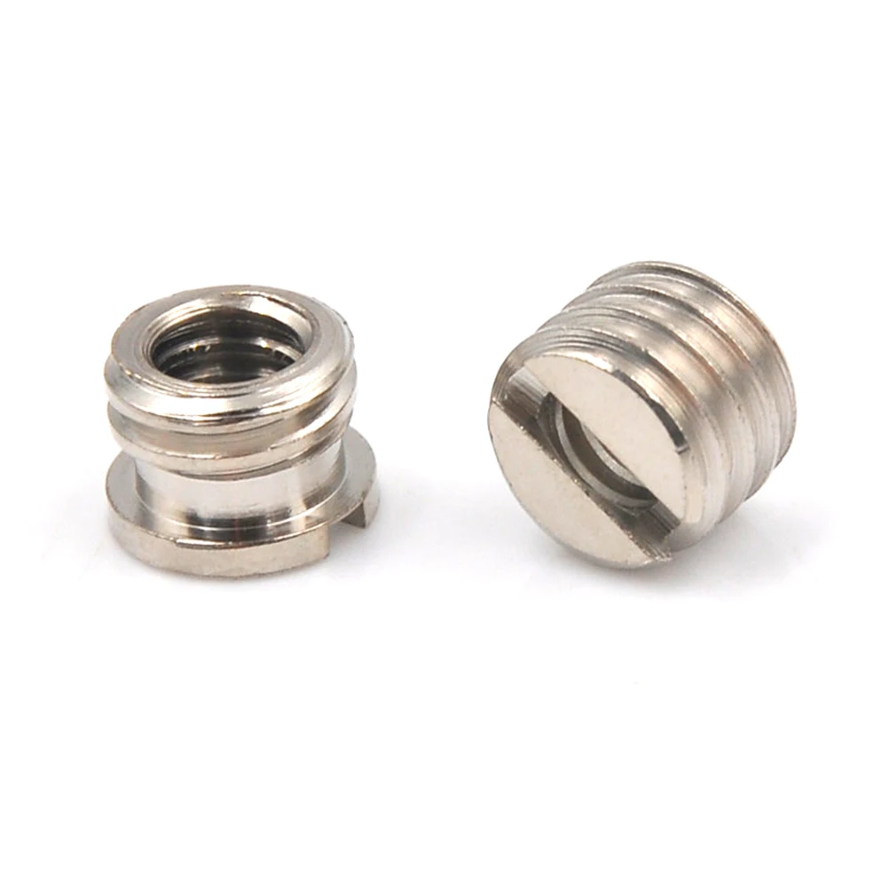 5 шт. винтовой адаптер с резьбой 1/4 дюйма на 3/8 дюйма|3/8 adapter|female femalefemale to male |