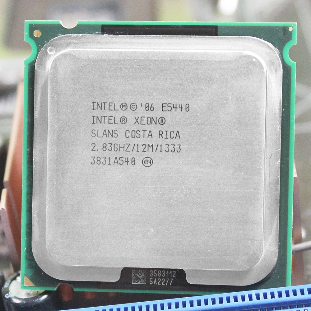 INTEL E5440 INTEL XEON 775 E5440 Processor 2 83GHz 12MB 1333MHz Quad Core CPU work on