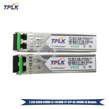 

Best selling 1pair 1.25G 80KM CWDM LC 1430NM SFP Transceiver optical module with DDM Function Factory directly sale