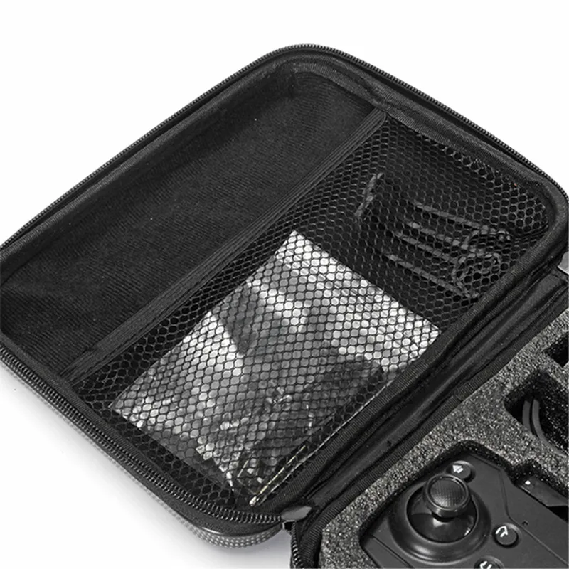 Eachine E58 RC Quadcopter Selfie Drone FPV Accessories Hard Shell Waterproof Carrying Case Suitcase Storage Box Handbag Black