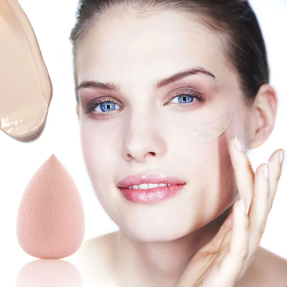 Soft Drop Shape Makeup Puff 4 Pcs