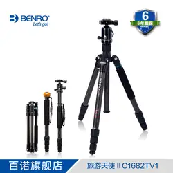 Benro C1682TV1 штатив из углеродного волоконные штативы монопод для Камера с V1 шаровой головкой сумка Максимальная нагрузка 14 кг DHL Бесплатная