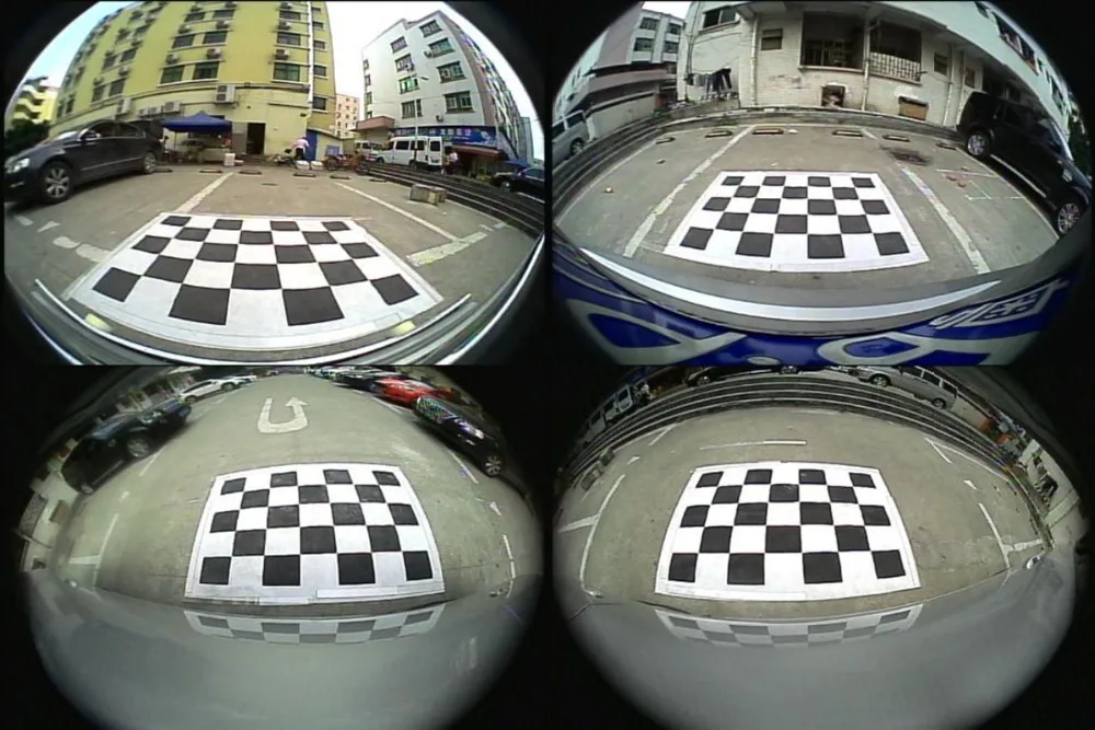 Автомобильный видеорегистратор WEIVISION 360 с видом системой записи птичьего полета