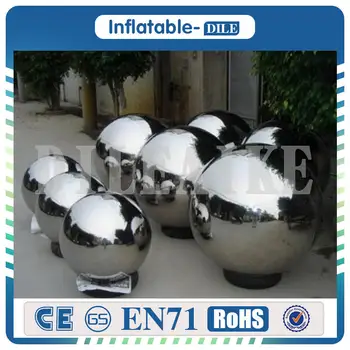 

Free Shipping 4 pieces To Door PVC Inflatable Ball Inflatable Mirror Ball 3m Dia Inflatable Balloon For Sale