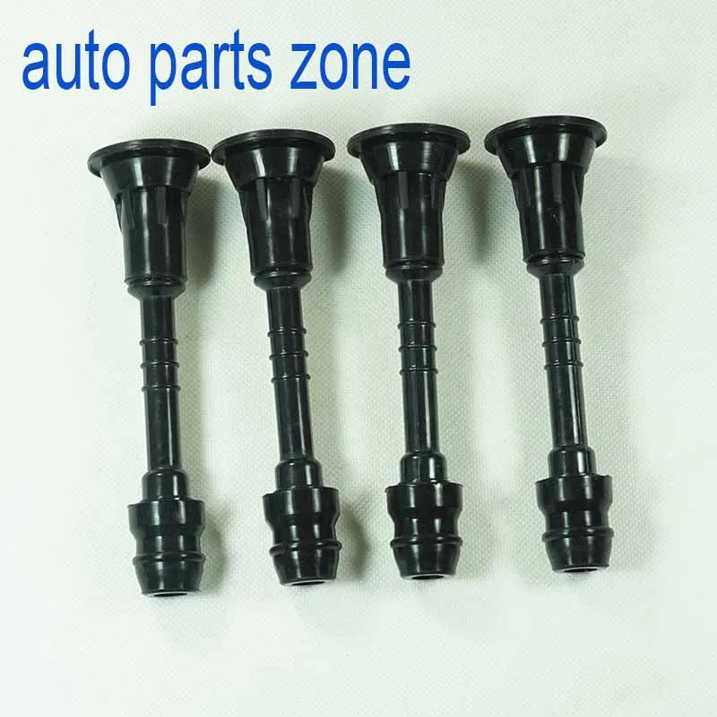 MH ELECTRONIC New Engine Ignition Coil Set 4 pcs Repair Rubber Turret
