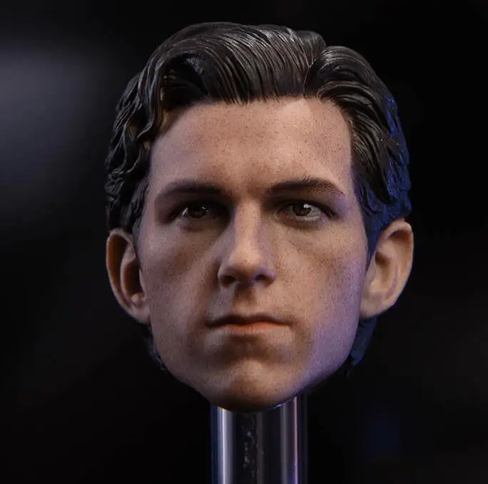 tom holland with action figures