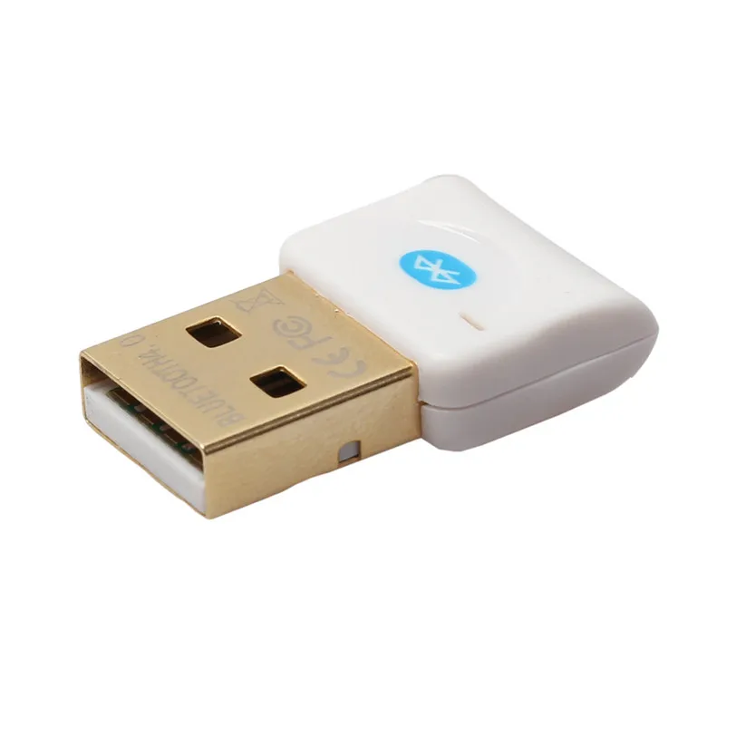 Binmer USB беспроводной Bluetooth 4,0 CSR Ключ адаптер аудио передатчик XP Vista Win7/8 января 12 MotherLander - Цвет: Белый