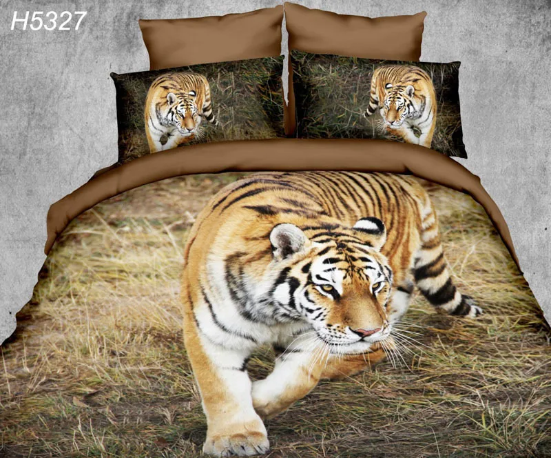 animal 3D bedding sets Digital HD bedclothes tiger 3d