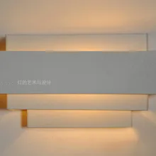 Современные короткие затеняющие шторы модные товары для дома ofhead led Белая настенная лампа Железный материал E27 база