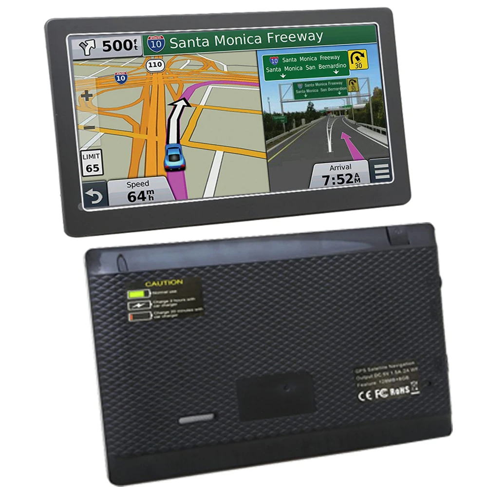 Автомобильный GPS навигатор 7 дюймовый емкостный ЖК экран автомобильная навигация