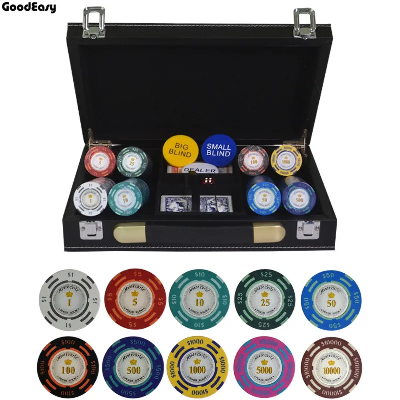 200300400500PCSSETDollarPokerChipClayCasinoChipsTexasHold