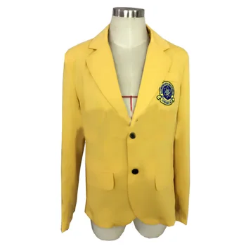 

2017 New Movie Spiderman Homecoming Yellow School Uniform Cosplay Costume
