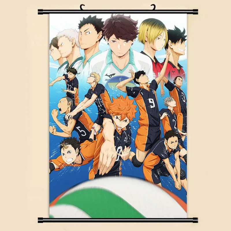 Аниме Манга Haikyuu! Настенные свитки живопись 40x60 картина обои наклейки плакат 001