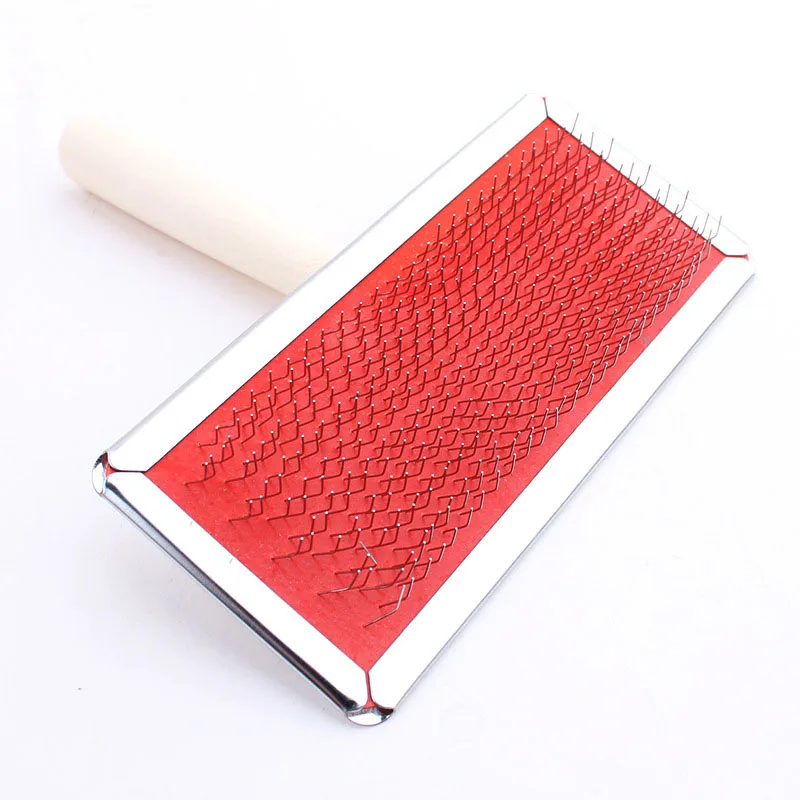 SYDZSW Natural Bamboo Eco Friendly Pet Cat Dog Slicker Brush Stylish and Durable Pet Grooming Tools Dog Comb XS S M L2