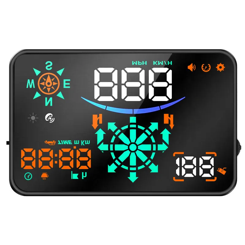 

H8 navigation GPS universal HUD heads up display car digital car projection intelligent speed measurement