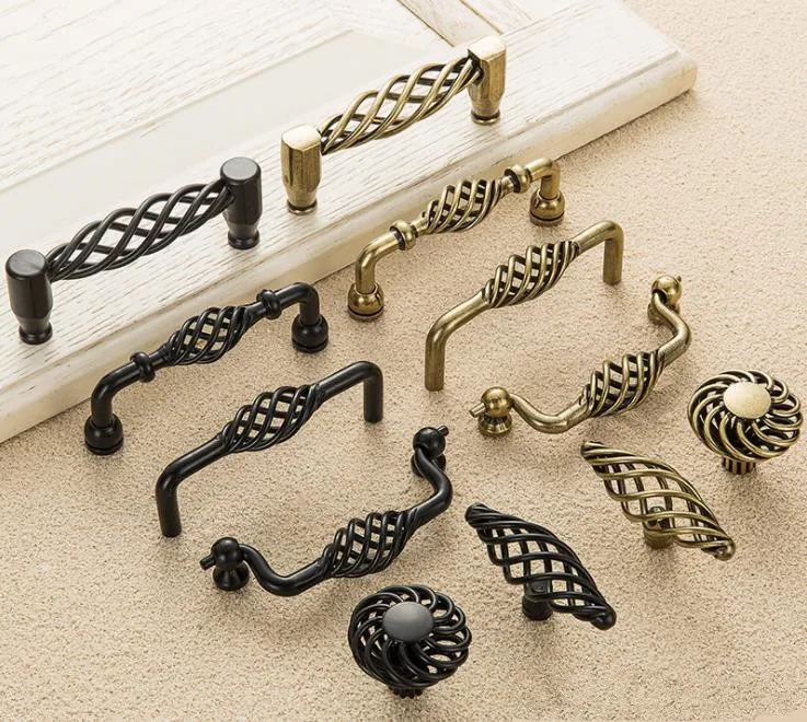 FAST SHIPPING Antique Style Bird Nest Cabinet Door Knobs Dresser Knob Handles Pulls European Style Kitchen Hardware 96 128mm FAST SHIPPING Antique Style Bird Nest Cabinet Door Knobs Dresser Knob Handles Pulls European Style Kitchen Hardware 96 128mm