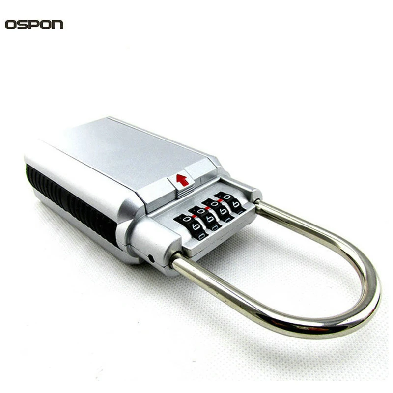OSPON 2107 открытый ключ Сейф Коробка для хранения ключей замок использовать четыре паролей сплав Материал ключи крюк безопасности Органайзер коробки