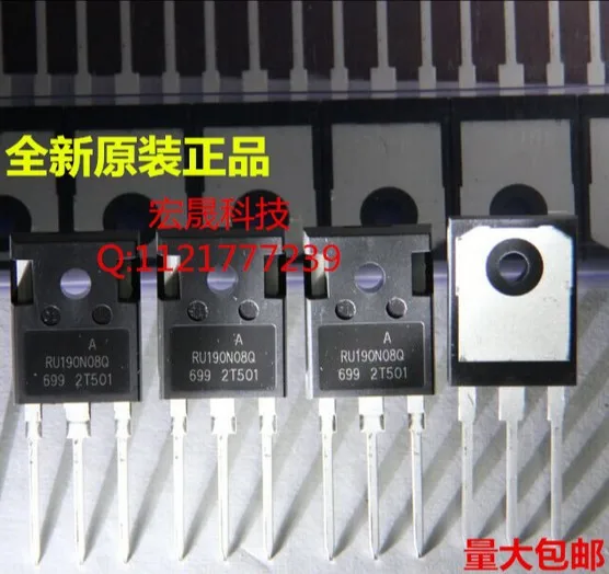 10pcs/LOT RU190N08Q YMP190N08 80V190A FET power TO-247 quality assurance replace IRFP2907 | Электронные компоненты и