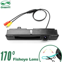 170 градусов ночного видения водонепроницаемый рыбий глаз камера заднего вида для Ford Focus Trunk ручной переключатель камеры