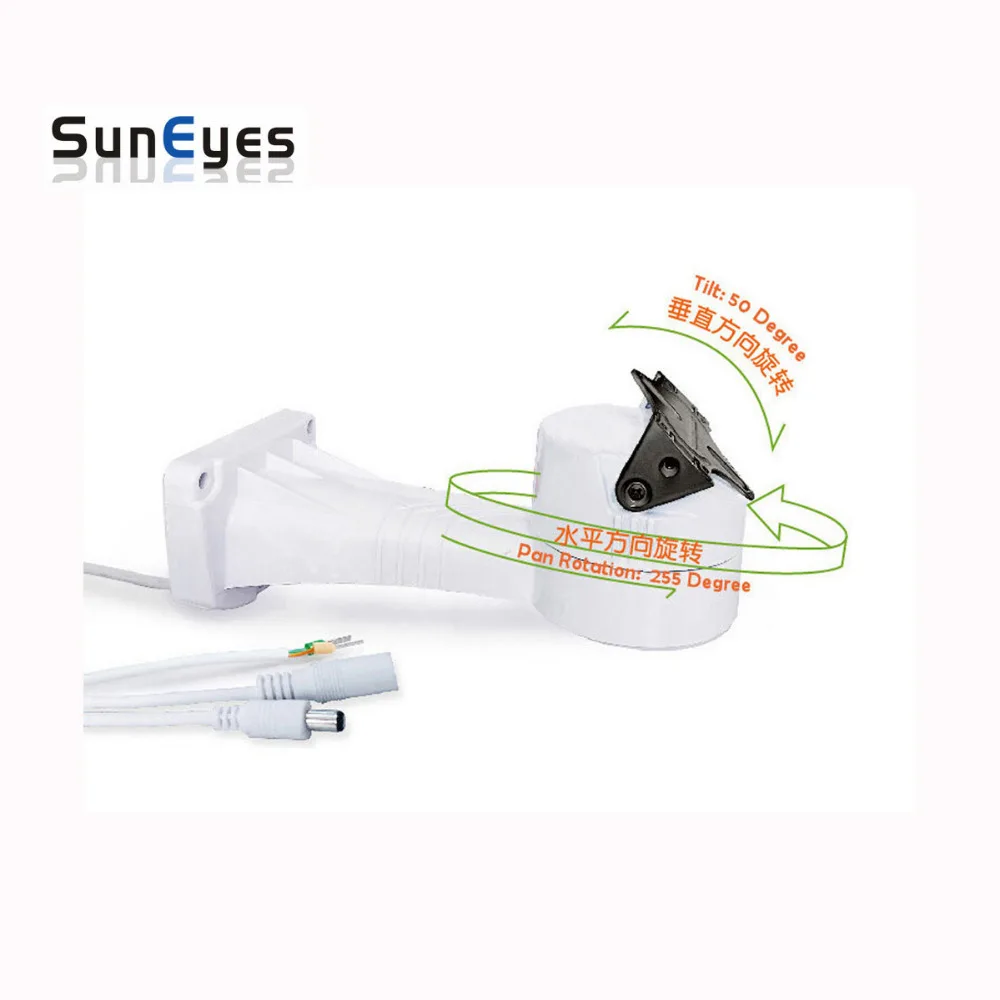 

SunEyes CCTV Bracket PTZ Electrical Rotating RS485 Connection Waterproof Outdoor Pan Tilt Rotation Motor Built-in