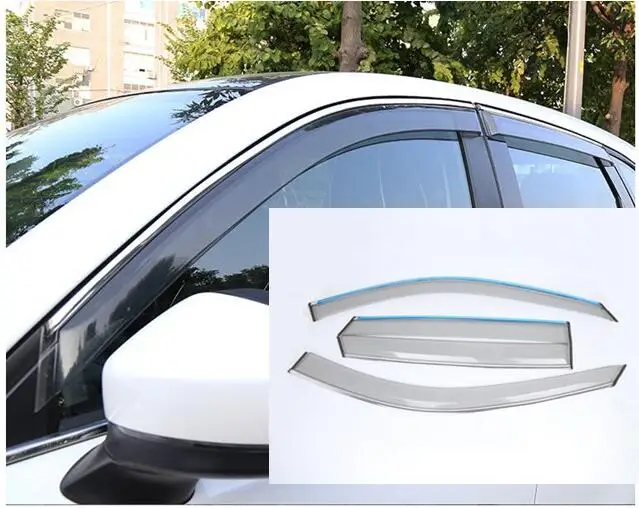 For New Mazda CX-5 2017 2018 Window Visor Shade Vent Rain Deflector Cover 4pcs For New Mazda CX-5 2017 2018 Window Visor Shade Vent Rain Deflector Cover 4pcs