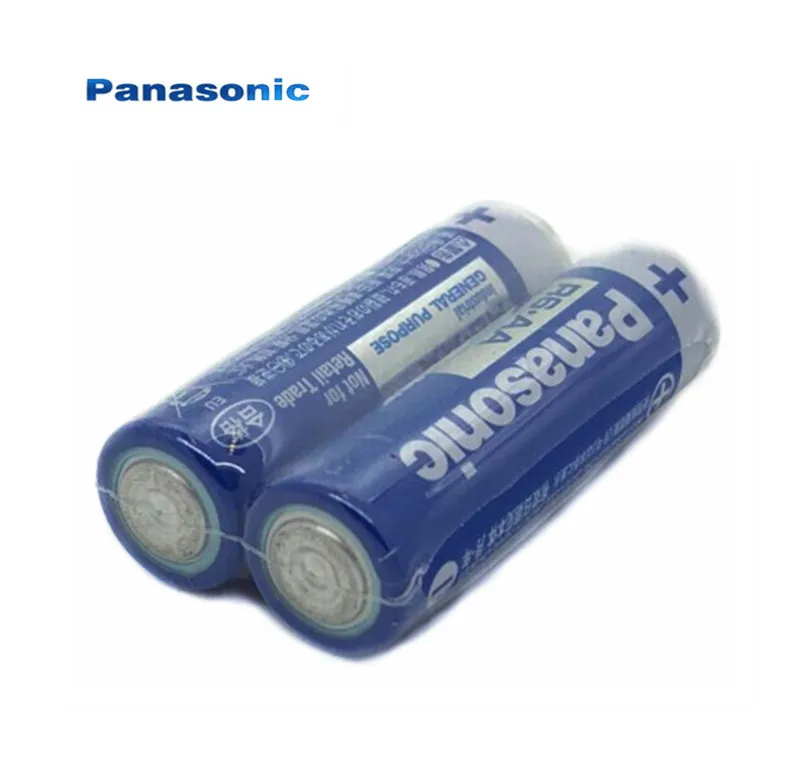 12 шт. Panasonic R6 1,5 в AA батареи щелочные батареи без ртути сухой аккумулятор для электрической игрушки фонарик часы мышь