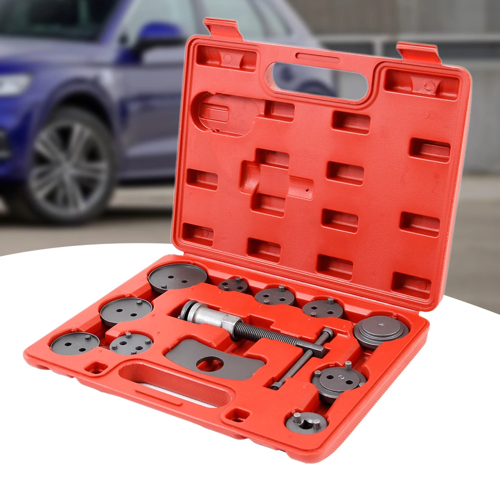

12pcs Universal Auto Car Precision Disc Brake Caliper Wind Back Tool Kit Brake Pad Brake Pump Brake Piston Car Repair Tool Kit