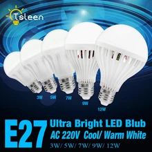 Светодиодный лампы SMD2835 E27 B22 3 Вт 5 Вт 7 Вт 9 Вт 12 Вт 15 Вт светодиодный лампы 220V светильник Светодиодная лампа для дома Светодиодный точечный светильник лампы