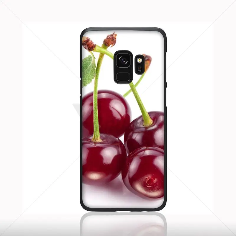 Yinuoda черника вишня Лето фрукты черный мягкий чехол для телефона Samsung Galaxy s9 s8 plus note 8
