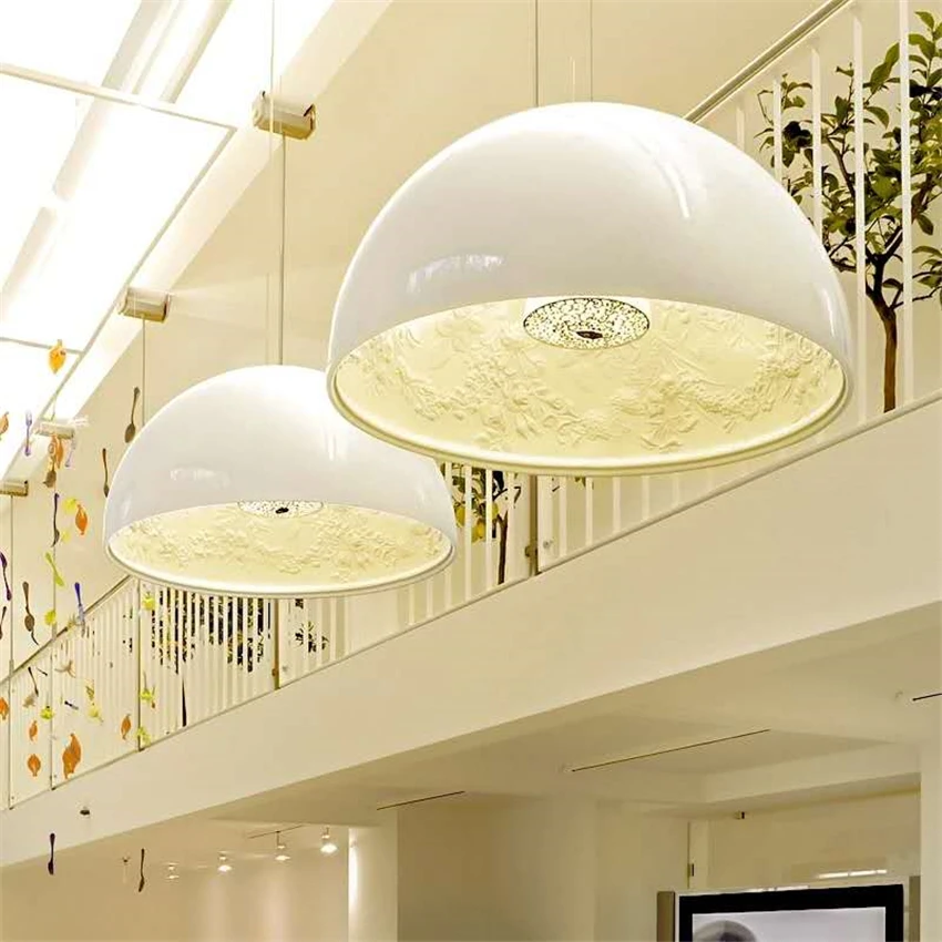 

Modern LED Chandelier Italian Designer Sky Garden Coffee Shop Pendant Lamps Fixture Big Dining Room Resin Lamps Lighting Fixture