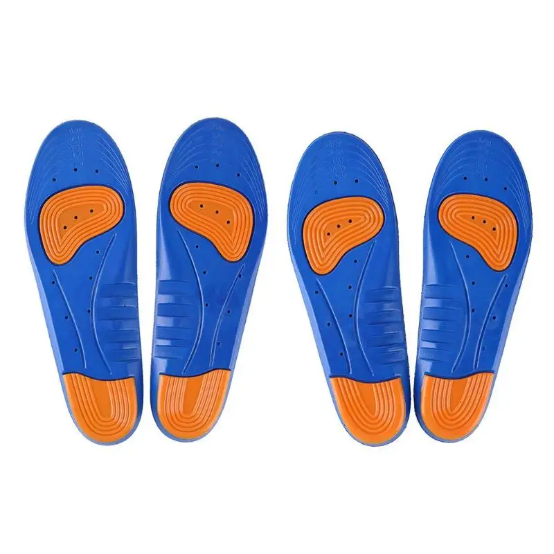 

Men Women Silicone Wear-Resistant Sports Insoles Arch Support Thickened Shock Absorption Antibacterial Antiseptic Shoes Cushion