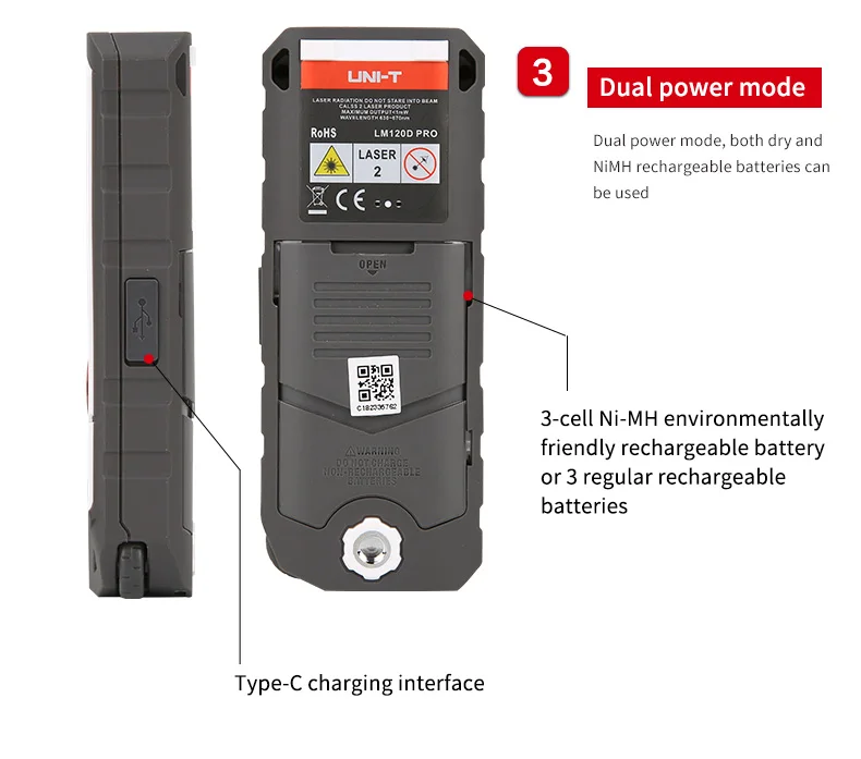 UNI-T лазерный дальномер линейка лазерное измерительное устройство измерительное колесо дизайн Голосовая передача m/ft/in LM50 LM80 Pro
