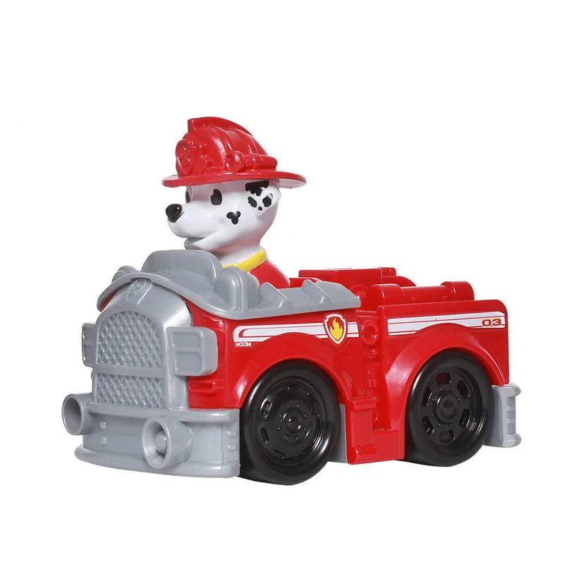 Everest Paw Patrol Puppy Patrol Dog car patrulla canina Toys Anime Figurine Car Plastic Toy Action Figure model Children Party