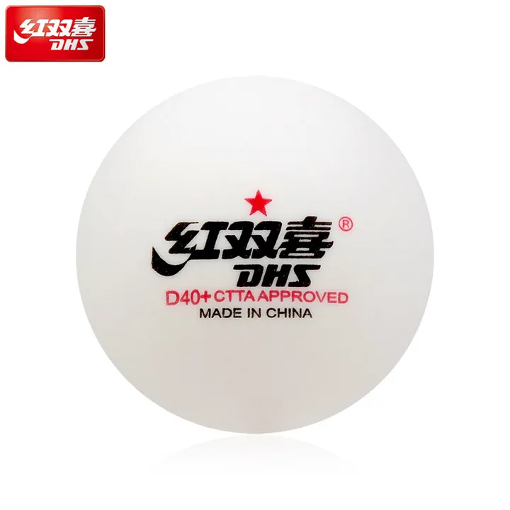 DHS D40+ шарики для настольного тенниса Прошитые материал пластик поли шарики для пинг-понга Tenis De Mesa
