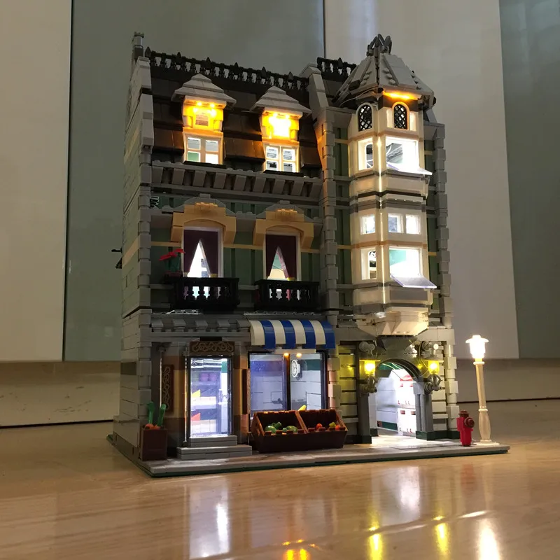 

Led Light Set For Lego 10185 Green Grocer House Model Toy Compatible with 15008