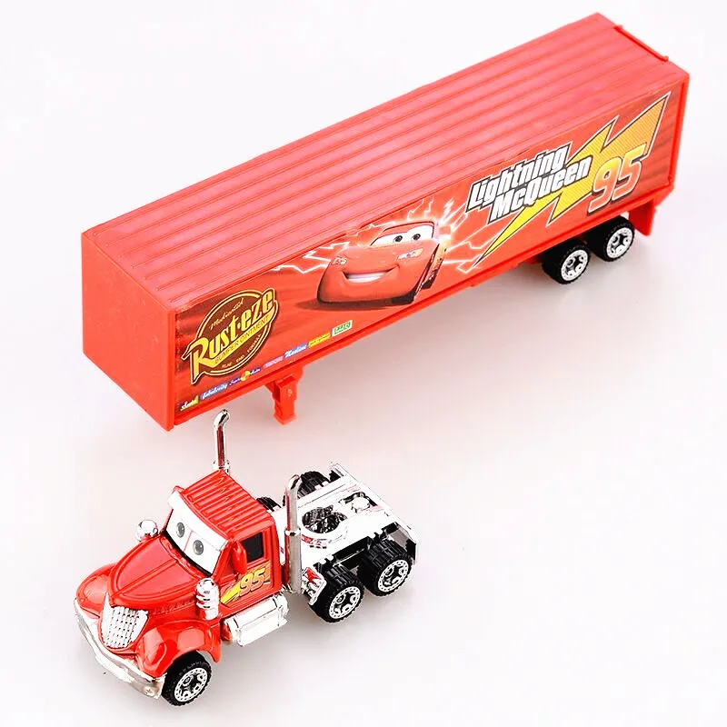 Disney Pixar машина 3 Lightning McQueen Jackson Storm Cruz Mater Mack Uncle Truck 7 шт./1:55 детская из сплава