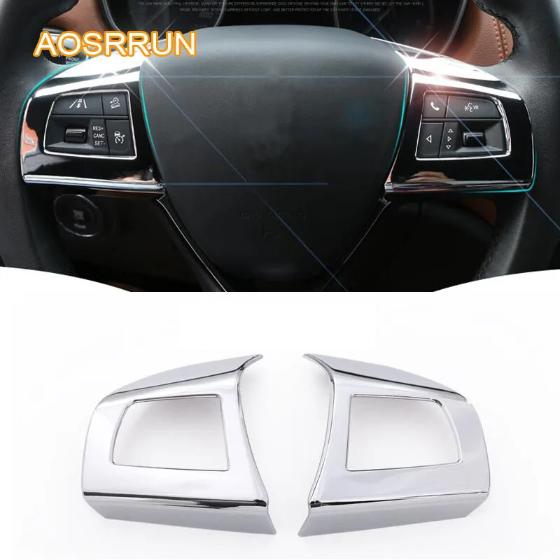 

ABS electroplating steering wheel button sequins interior decoration Car accessories FOR Maserati Quattroporte Levante Ghibli