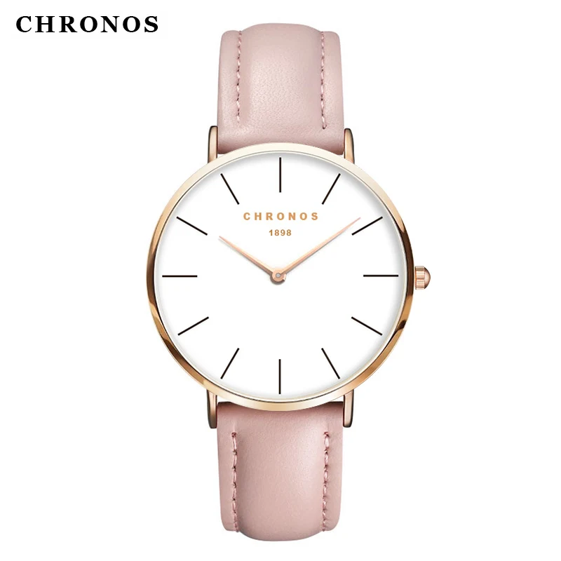 2016 Top Brand Watches CHRONOS Luxury Men Women Quartz-Watch Nylon Ladies Watch Female 40mm Clock Relojes Mujer Montre Femme