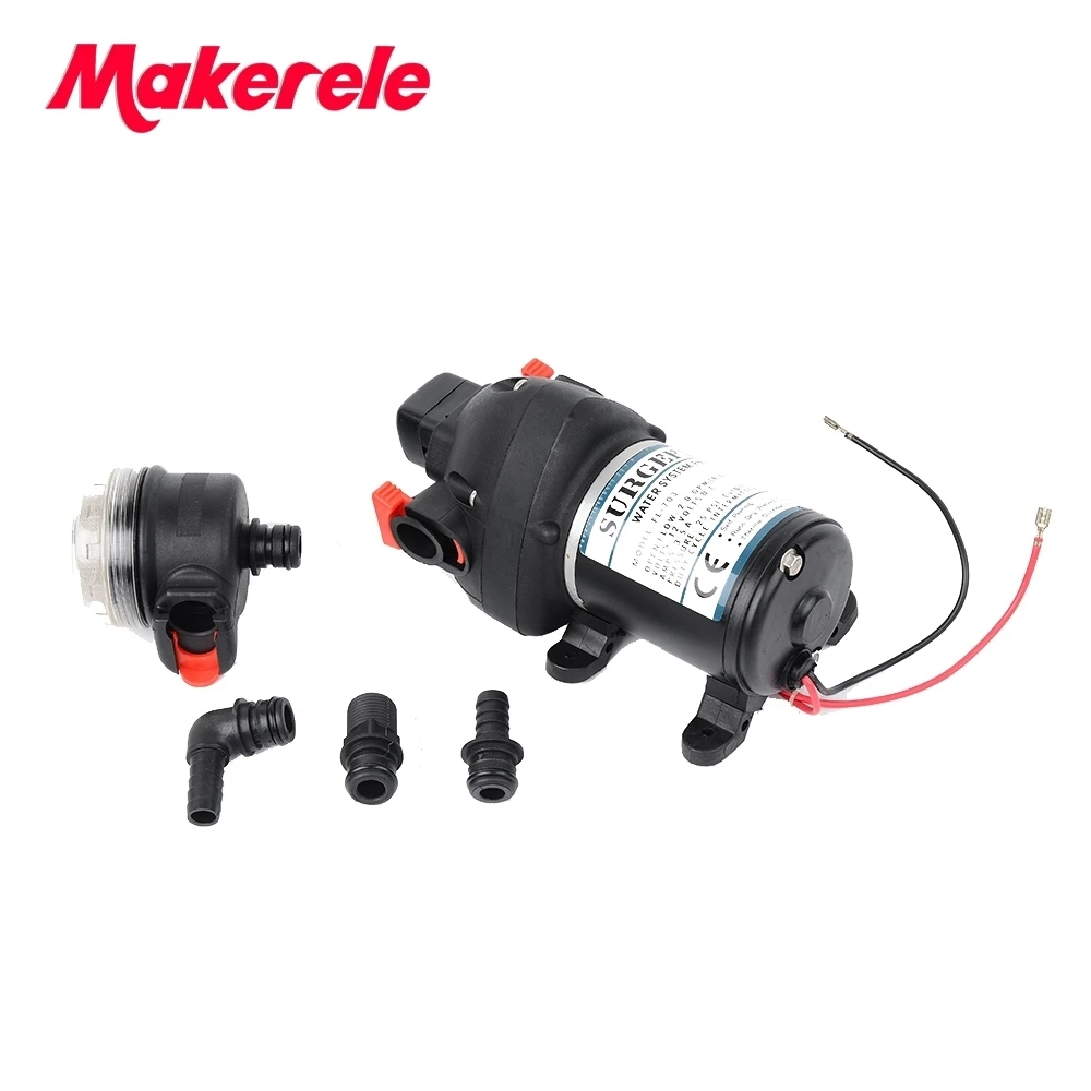 FL 703 Mini DC 12V пластиковый подъемный погружной насос высокого давления для лодки