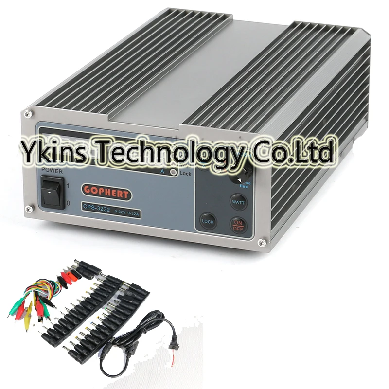 

New upgrade Compact Digital Adjustable DC Power Supply OVP/OCP/OTP MCU Active PFC 32V32A 170V-264V + EU + 39pcs/set Jack Cable