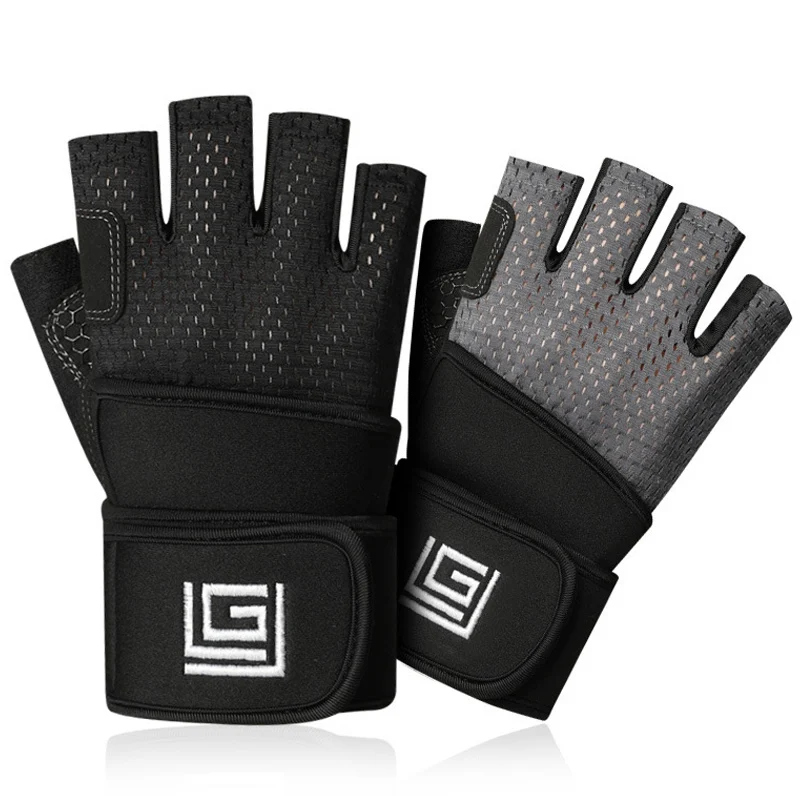 Gym Gloves Heavyweight Sports Exercise Weight Lifting Gloves Body Building Training Sport Women Men Fitness Gloves