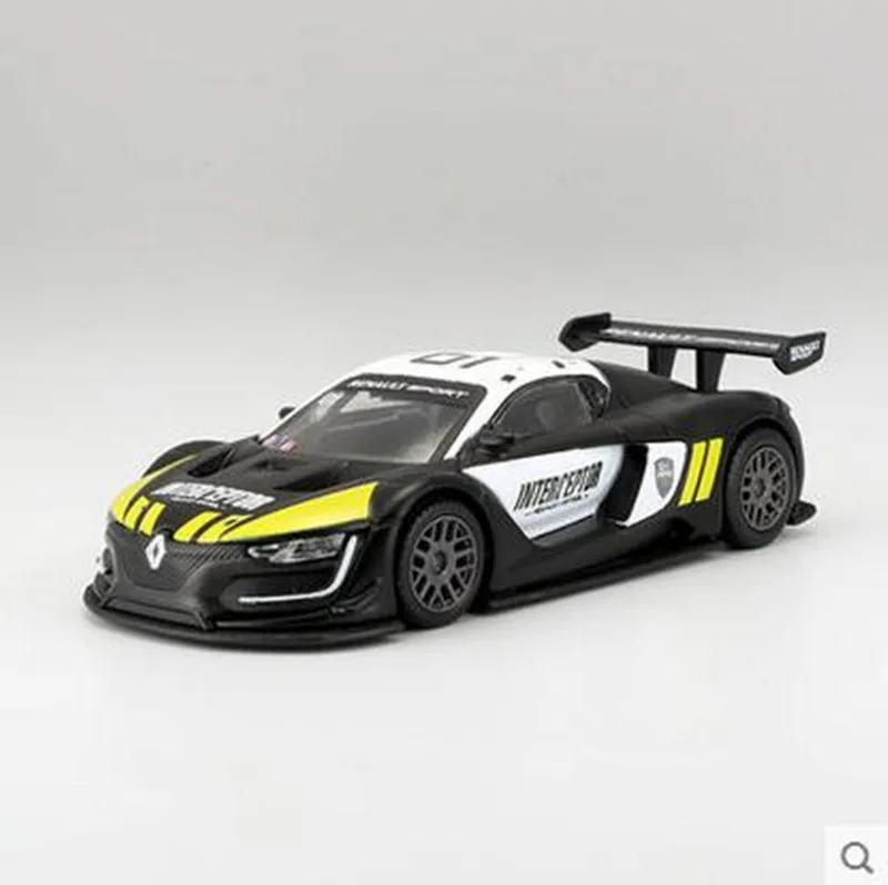 1:43 усовершенствованные модели автомобилей из сплава, высокая моделирования Renault racing модель, металлические литья, Детские игрушечные транспортные средства