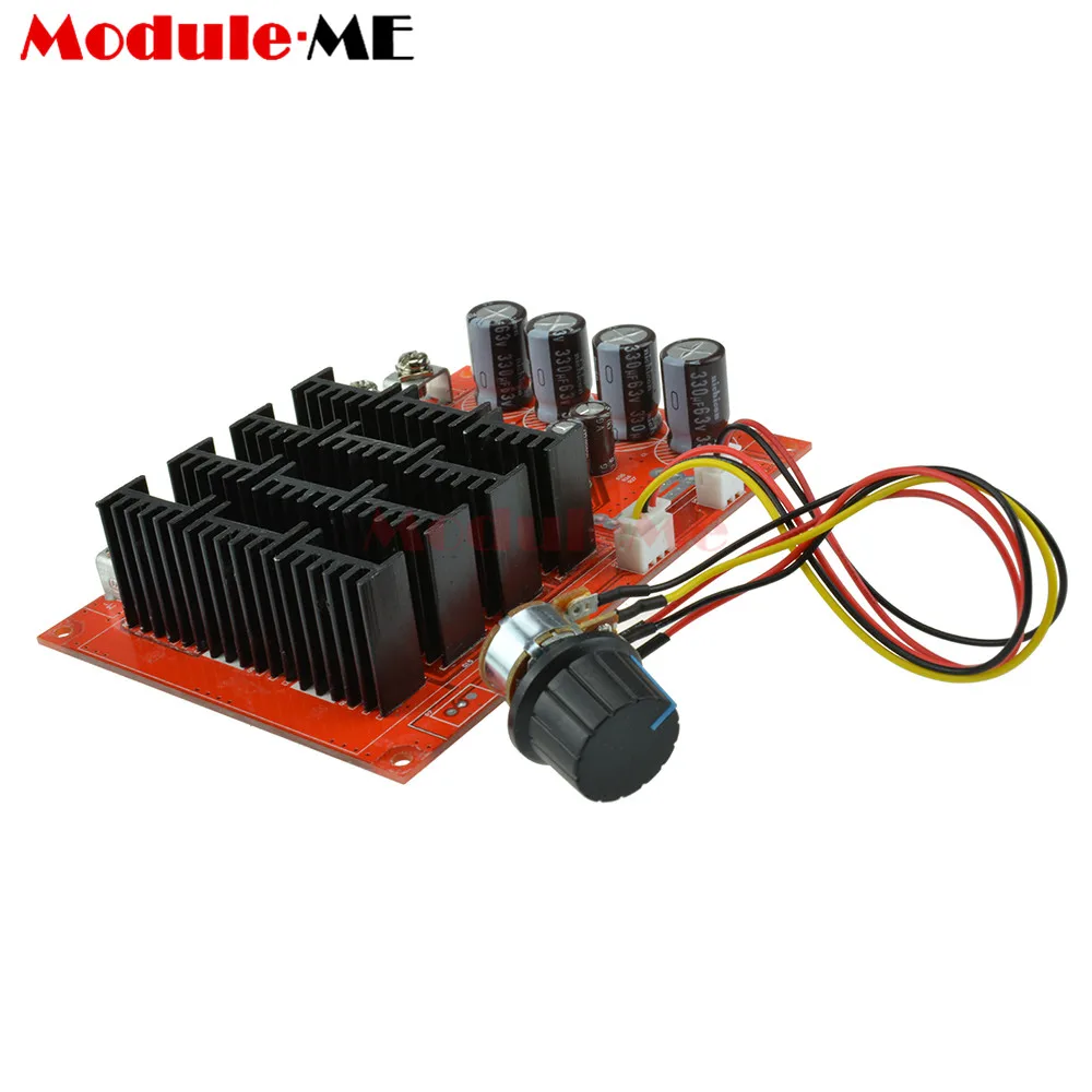 

DC 10-50V 12V 24V 48V 3000W 60A High Power Motor Speed Controller PWM HHO RC Driver Controller Module with Rotary Potentiometer