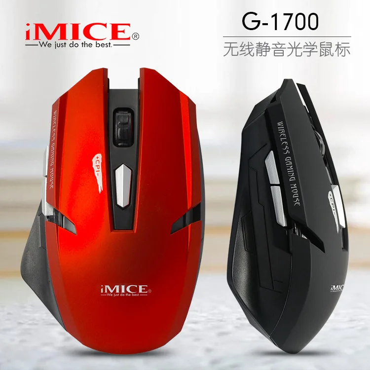 

iMice Wireless Mouse Silent Computer Mouse 2.4Ghz 1600 DPI Ergonomic Mause Noiseless USB PC Mice Mute Wireless Mice for Laptop