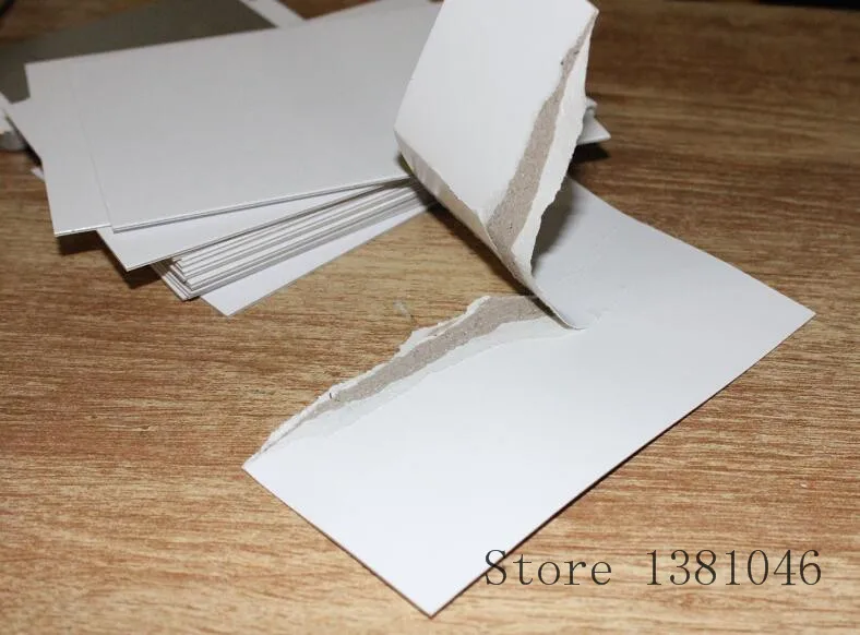 10 Sheets Size A5 Thickness 2mm Kraft Paper Chipboard Heavy Duty Cardstock  White Cardboard For Scrapbooking Photo Frame Backing - AliExpress